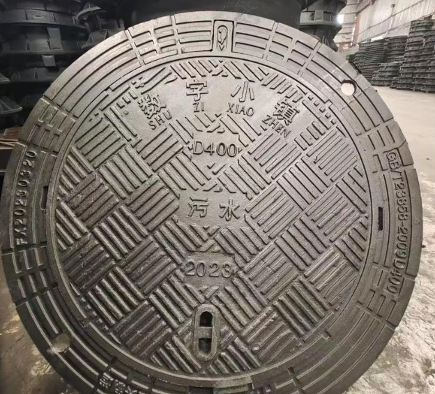 婺源球墨铸铁防沉降井盖展示